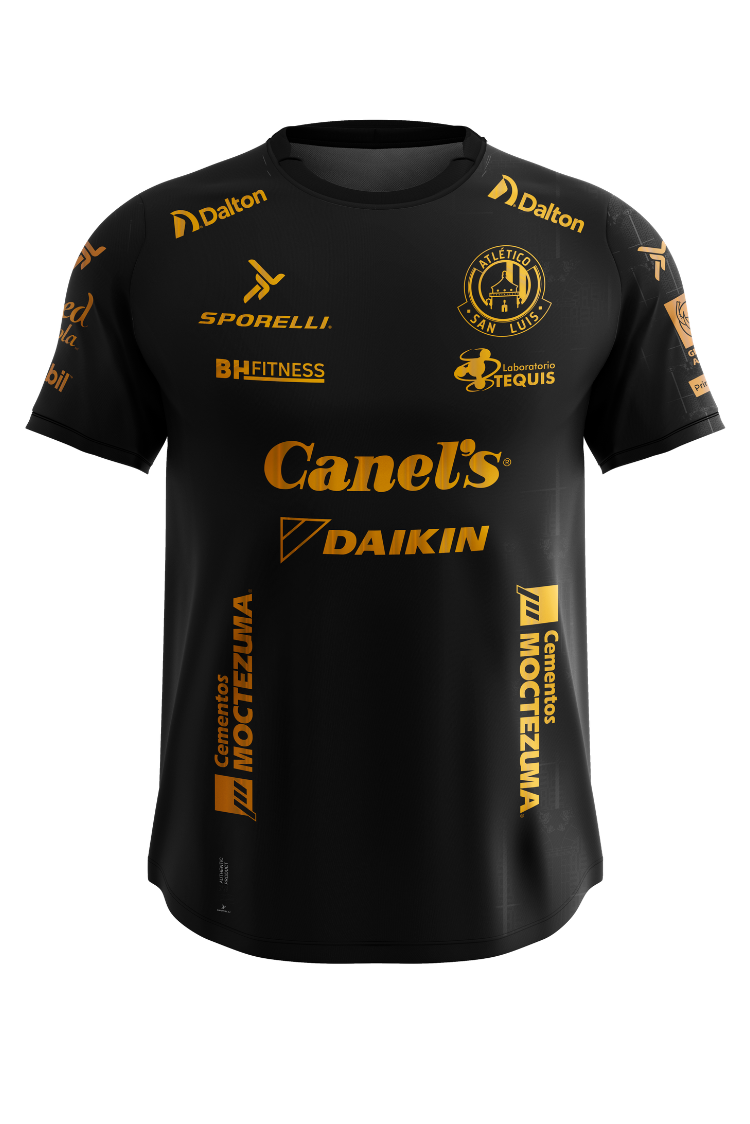 Men s Alternate Jersey Black Atl tico de San Luis Sporelli