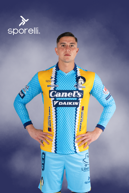 Jersey Oficial Portero Azul Cielo 2024/2025 Atlético de San Luis Caballero