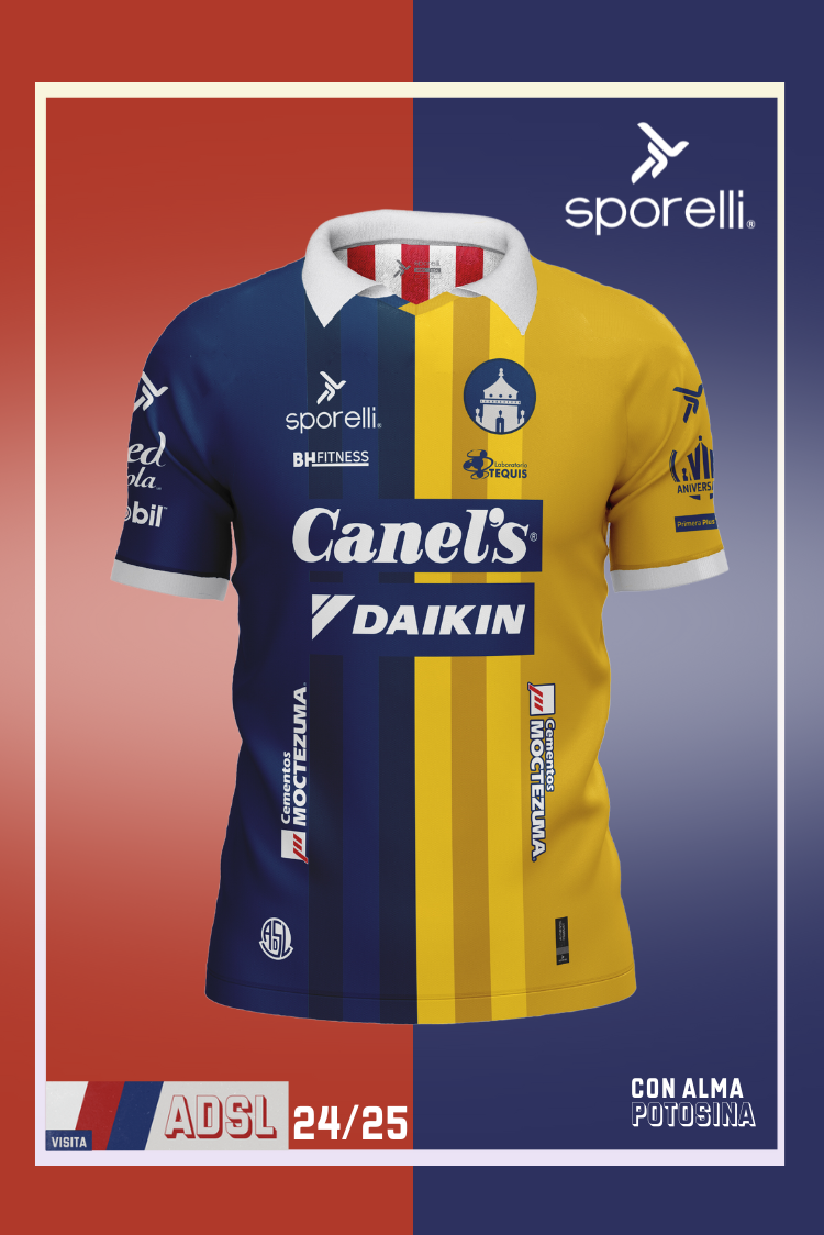 Jersey Auriazul Oficial Atlético de San Luis Caballero 24/25