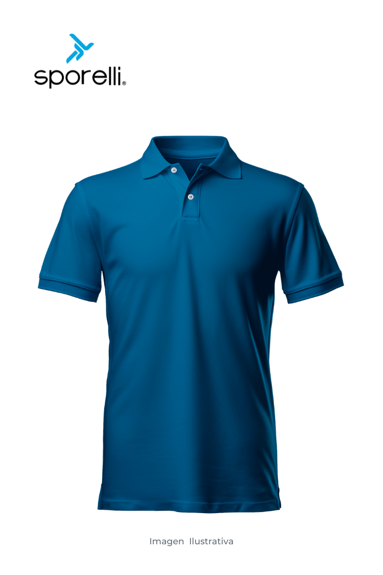 Sporelli Basic Malibu Blue Men's Polo Shirt