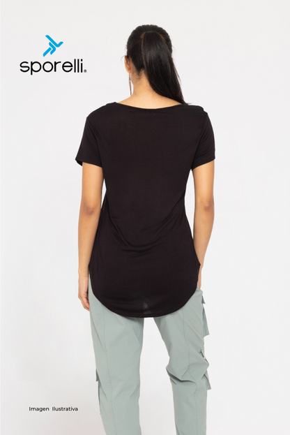 T-shirt Dama Essential Color Black